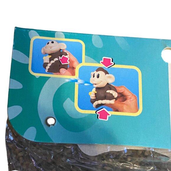 Vtg Walmart Bath Buddies Squeeze Fun Monkey Bath Toy Toddlers 18 Months+ NEW NOS - Picture 7 of 7